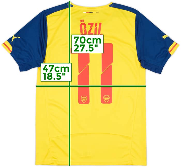 2014-15 Arsenal Away Shirt Ozil #11 - 7/10 - (S)