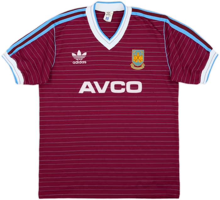 1985-87 West Ham Home Shirt - 10/10 - (L)