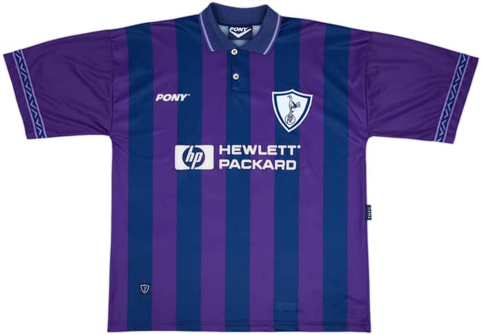 1995-97 Tottenham Away Shirt Sheringham #10 - 8/10 - (XL)