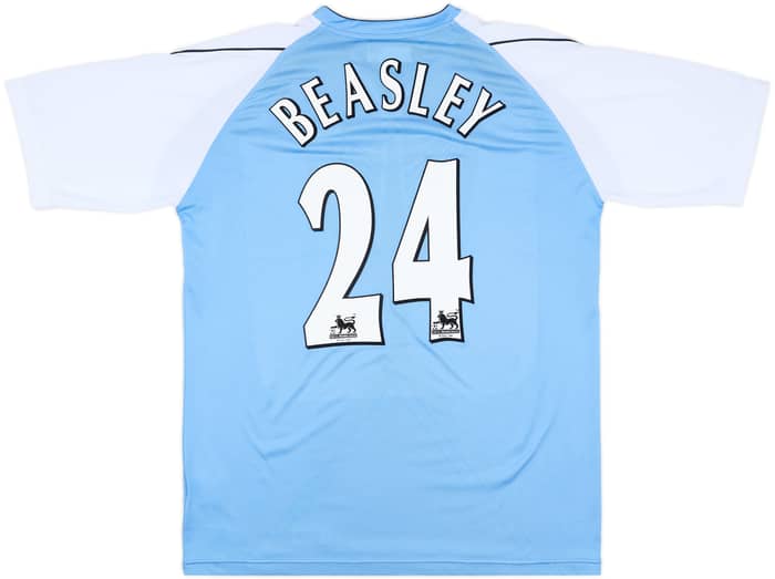 2006-07 Manchester City Home Shirt Beasley #24 - 8/10 - (XL)