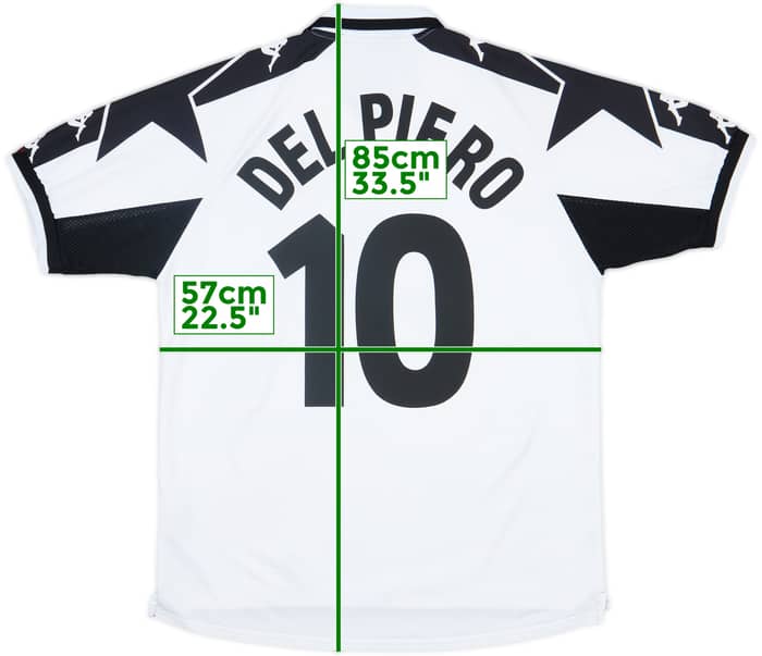 1999-00 Juventus Away Shirt Del Piero #10 - 8/10 - (XL)