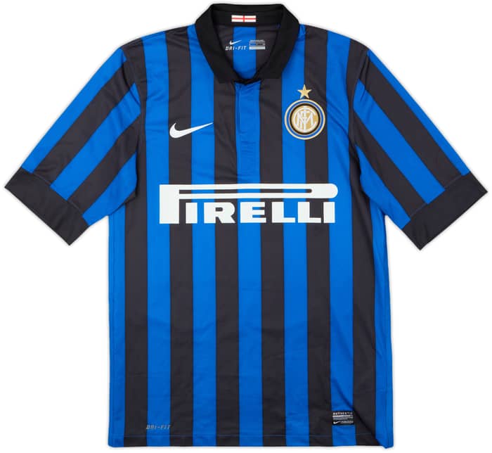 2011-12 Inter Milan Home Shirt Milito #22 - 9/10 - (S)