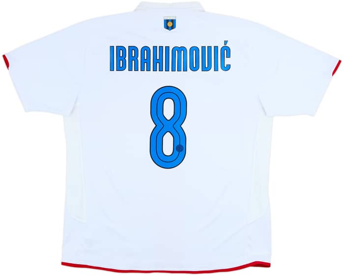 2007-08 Inter Milan Centenary Away Shirt Ibrahimovic #8 - 6/10 - (XXL)