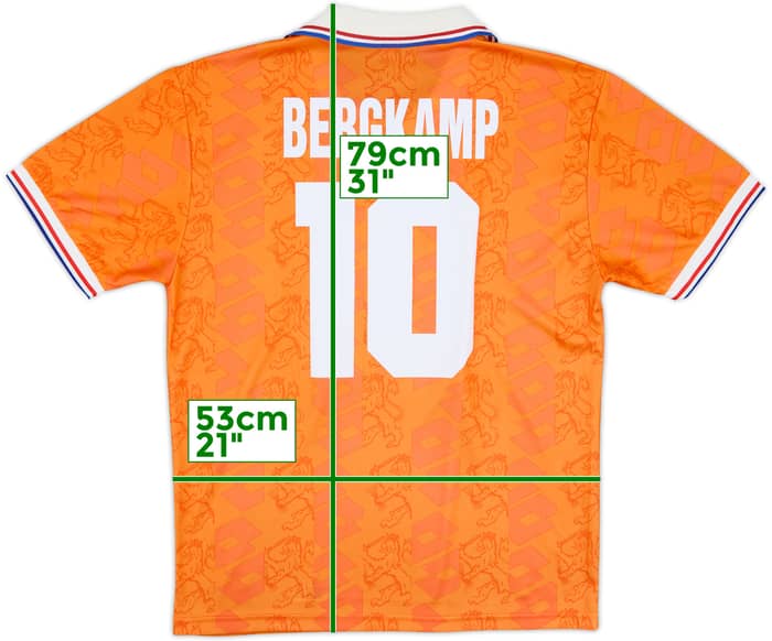 1994 Netherlands Home Shirt Bergkamp #10 - 6/10 - (XL)