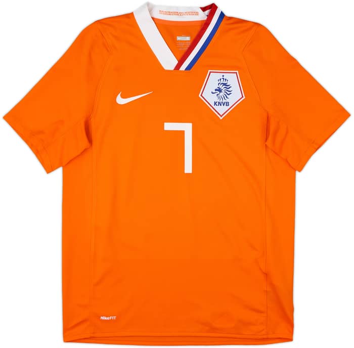 2008-10 Netherlands Home Shirt V.Persie #7 - 6/10 - (S)