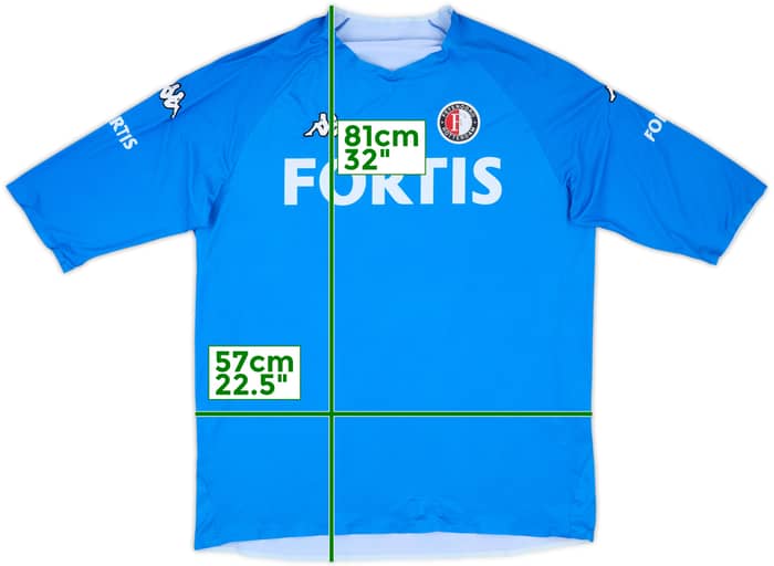 2006-07 Feyenoord Player Issue Away Shirt - 8/10 - (4XL)