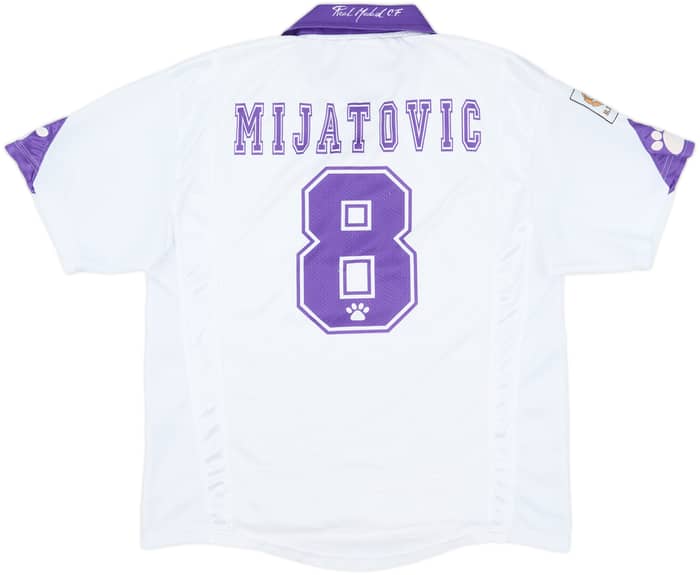 1997-98 Real Madrid Home Shirt Mijatovic #8 - 6/10 - (L)