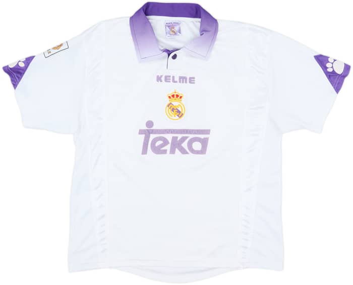 1997-98 Real Madrid Home Shirt Mijatovic #8 - 6/10 - (L)