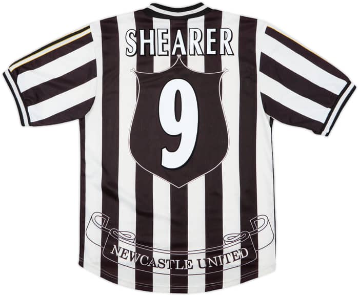 1997-99 Newcastle Home Shirt Shearer #9 - 8/10 - (M)