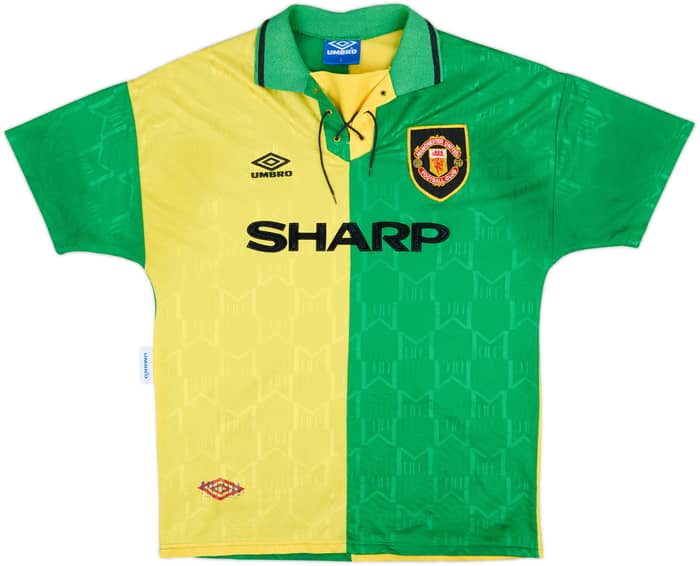 1992-94 Manchester United Third Shirt Cantona #7 - 8/10 - (L)