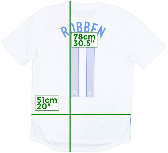 2013-14 Netherlands Away Shirt Robben #11 - 9/10 - (M)