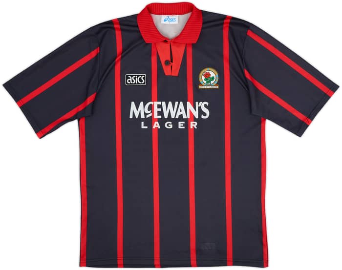 1994-95 Blackburn Away Shirt Shearer #9 - 8/10 - (L)