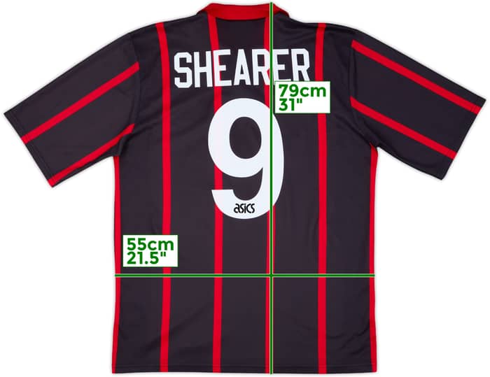 1994-95 Blackburn Away Shirt Shearer #9 - 8/10 - (L)