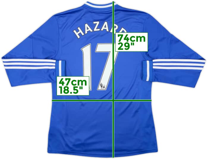 2013-14 Chelsea Home L/S Shirt Hazard #17 - 8/10 - (M)
