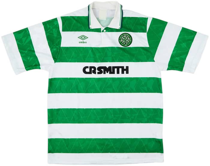 1989-91 Celtic Home Shirt - 8/10 - (L)