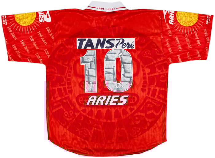 2001 Club Cienciano Centenary Home Shirt #10 - 10/10 - (XL)