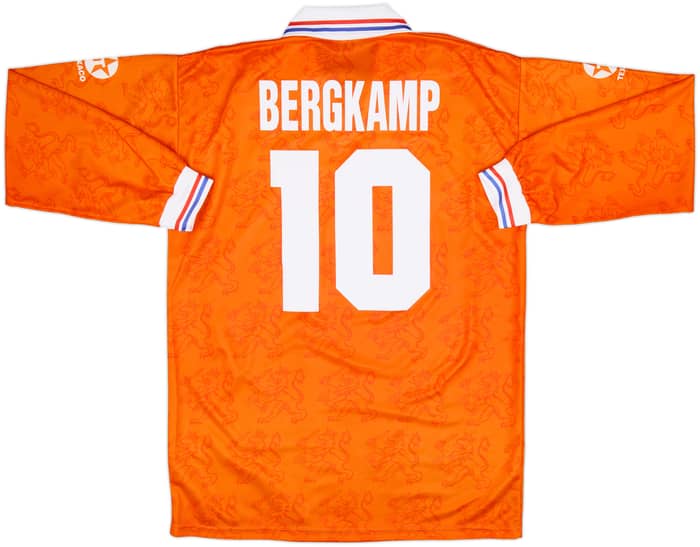1994 Netherlands Home L/S Shirt Bergkamp #10 - 10/10 - (L)