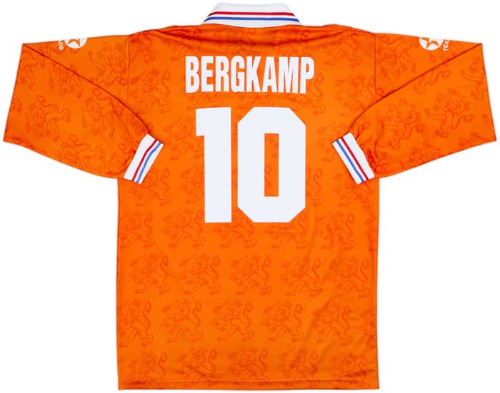 1994 Netherlands Home L/S Shirt Bergkamp #10 - 10/10 - (L)