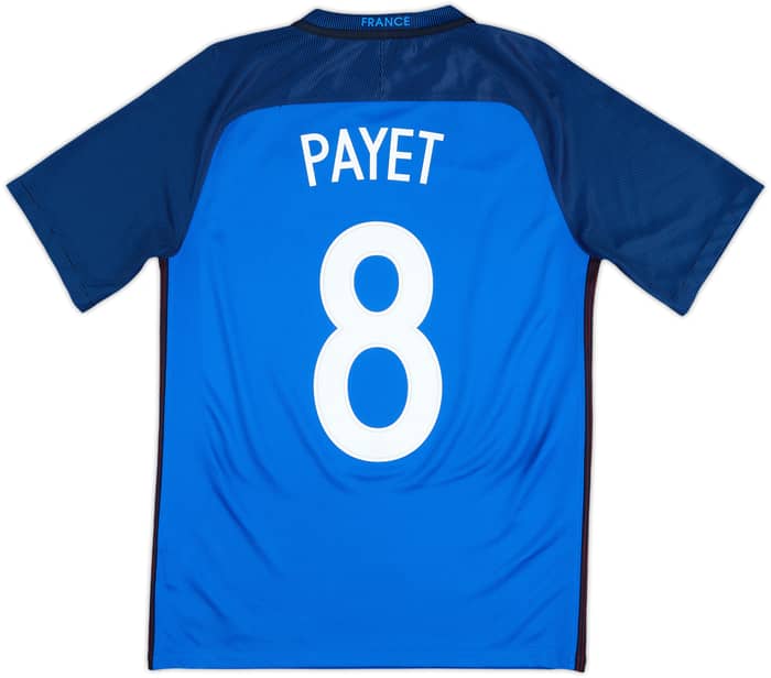 Camiseta de local de Francia 2016-17 Payet #8 - 9/10 - (S)