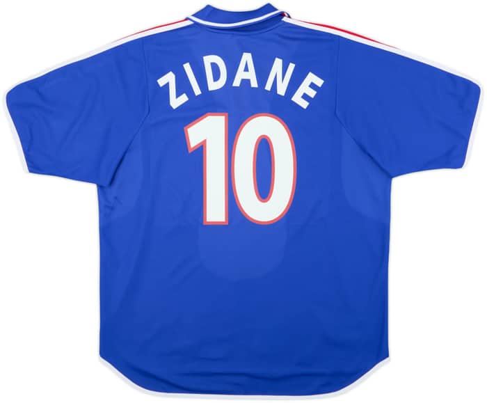2000-02 France Home Shirt Zidane #10 - 10/10 - (XXL)