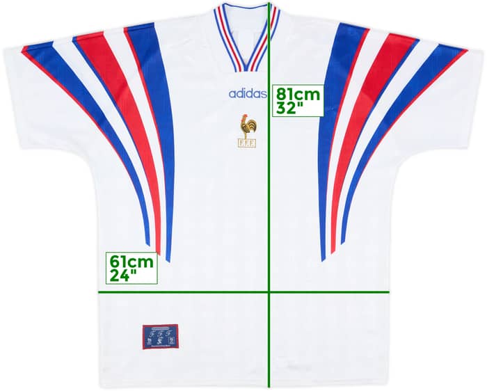 1996-98 France Away Shirt - 9/10 - (XL)