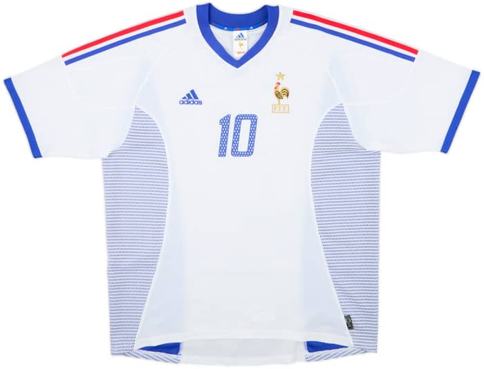 2002-04 France Away Shirt Zidane #10 - 8/10 - (XL)