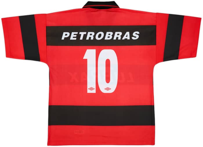 1999 Flamengo Home Shirt #10 - 9/10 - (XL)
