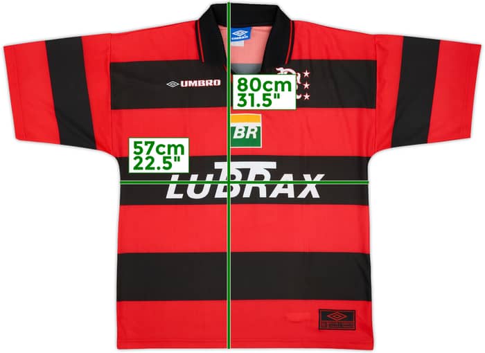 1999 Flamengo Home Shirt #10 - 9/10 - (XL)