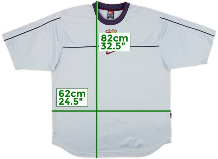 1998-00 Barcelona Nike Training Shirt - 8/10 - (XL)