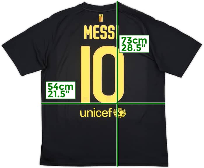 2011-12 Barcelona Basic Away Shirt Messi #10 - 10/10 - (L)