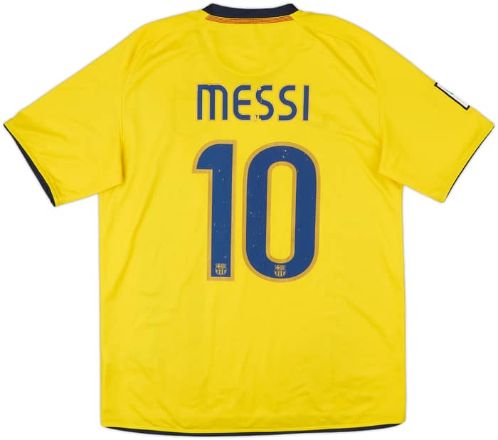 2008-10 Barcelona Away Shirt Messi #10 - 6/10 - (M)
