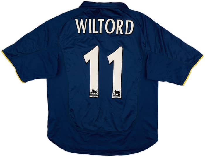 2000-02 Arsenal European Shirt Wiltord #11 - 8/10 - (M)