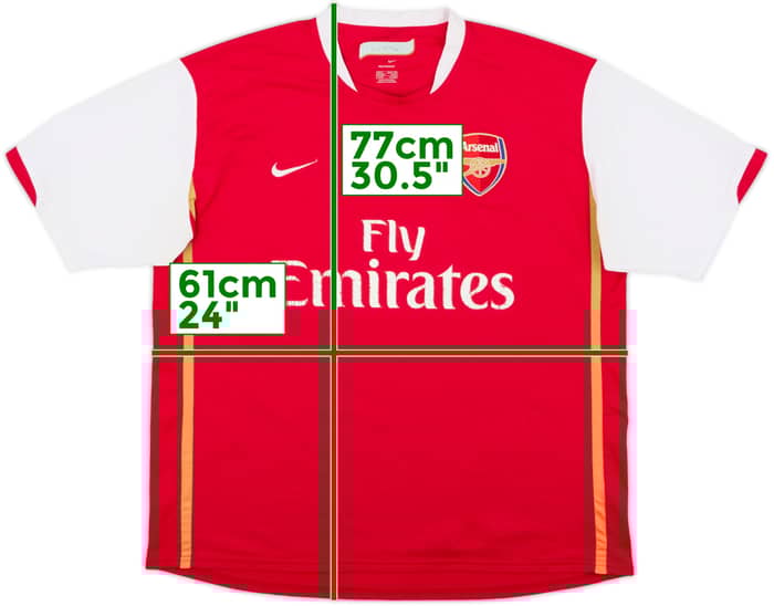 2006-08 Arsenal Home Shirt - 5/10 - (XL)