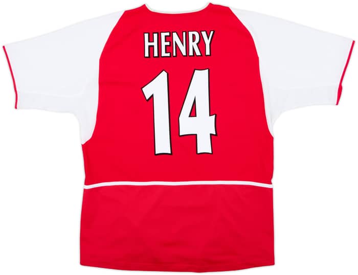 2002-04 Arsenal Home Shirt Henry #14 - 8/10 - (L)