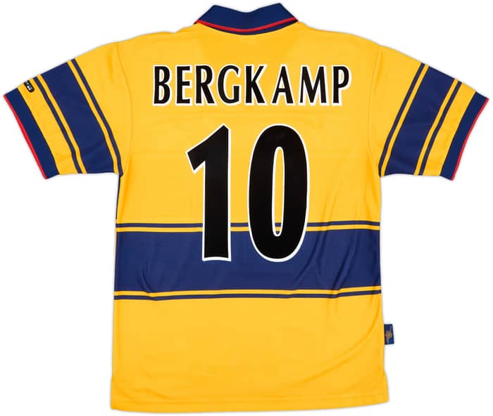 1997-99 Arsenal Away Shirt Bergkamp #10 - 9/10 - (S)
