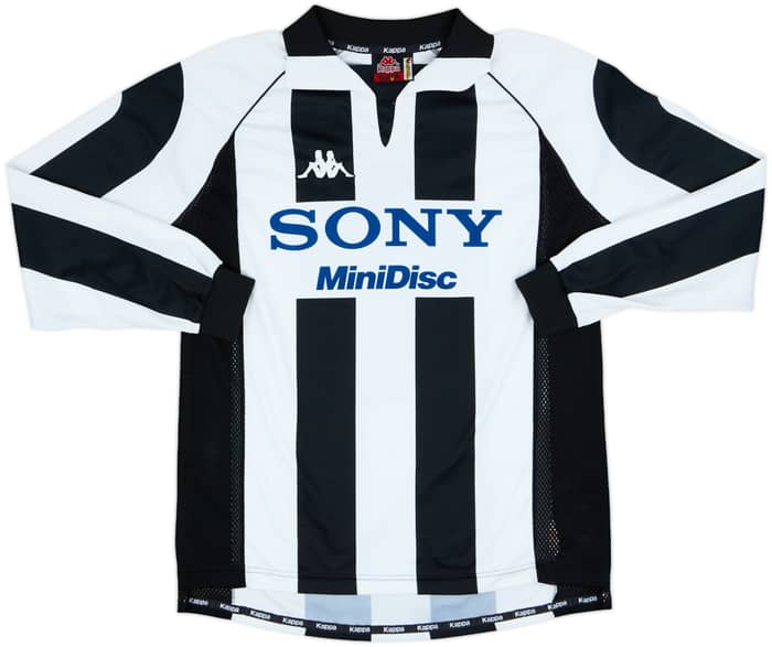 1997-98 Juventus Centenary Home L/S Shirt Zidane #21 - 8/10 - (L)