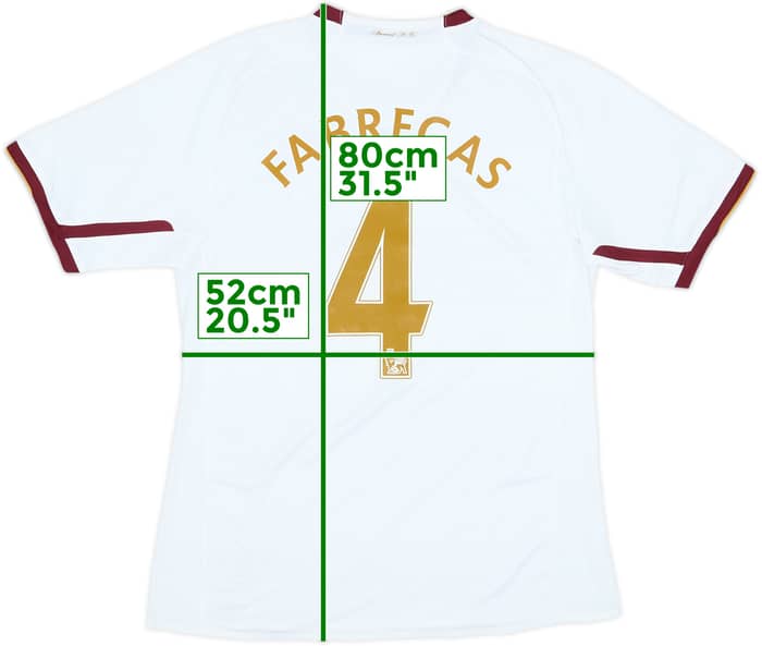 2007-08 Arsenal Player Issue Away Shirt Fabregas #4 (XL)