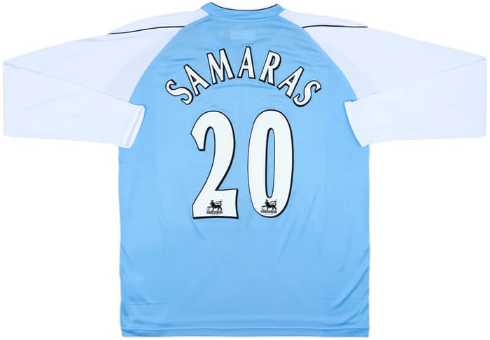 2006-07 Manchester City Home L/S Shirt Samaras #20 (XL)
