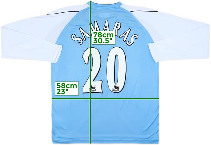 2006-07 Manchester City Home L/S Shirt Samaras #20 (XL)