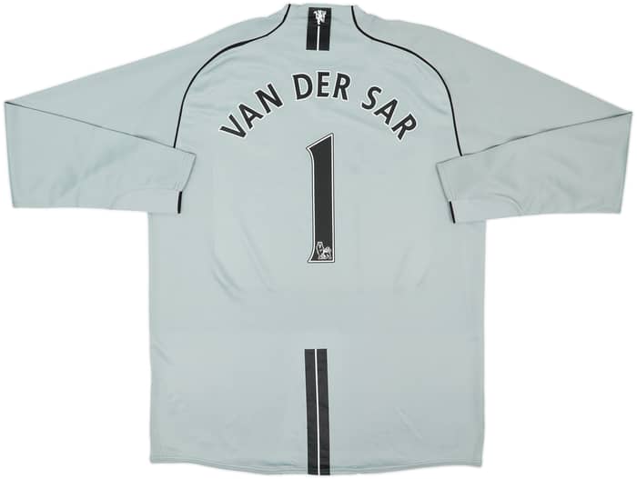2007-08 Manchester United Player Issue GK Shirt Van Der Sar #1 (XL)
