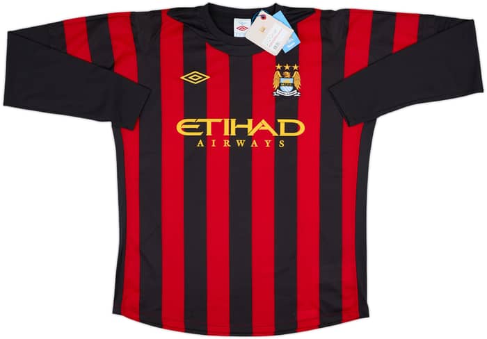 2011-12 Manchester City Away L/S Shirt Kun Aguero #16 (L)