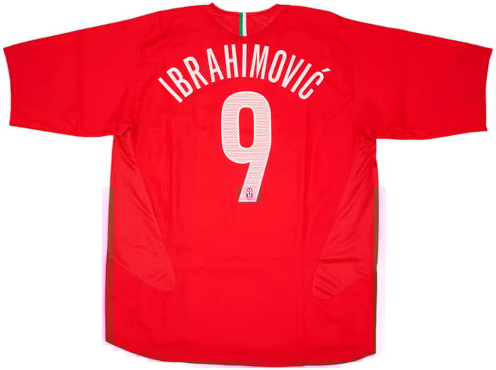 2005-06 Juventus Away Shirt Ibrahimovic #9 (XL)