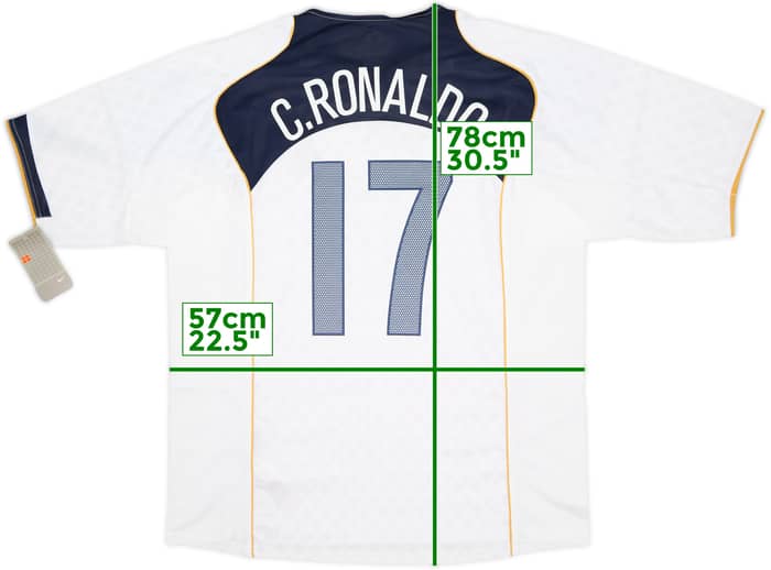 2004-06 Portugal Away Shirt C.Ronaldo #17 (XL)