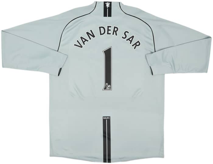 2007-08 Manchester United Player Issue GK Shirt Van Der Sar #1 (XL)