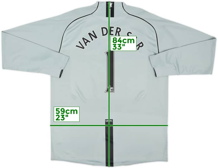 2007-08 Manchester United Player Issue GK Shirt Van Der Sar #1 (XL)