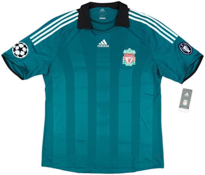 2008-09 Liverpool Player Issue Third Shirt Gerrard #8 (XL)