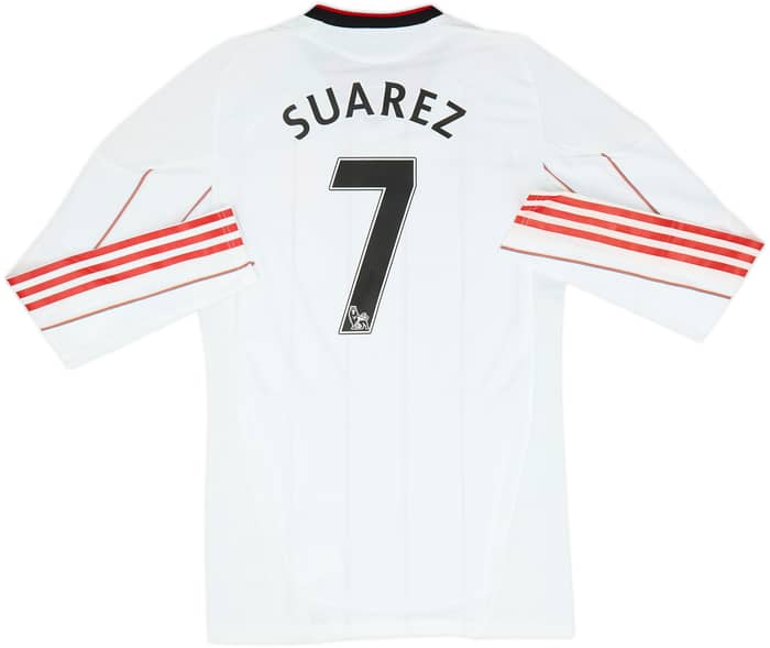 2010-11 Liverpool Player Issue Away L/S Shirt Suarez #7 (XL)