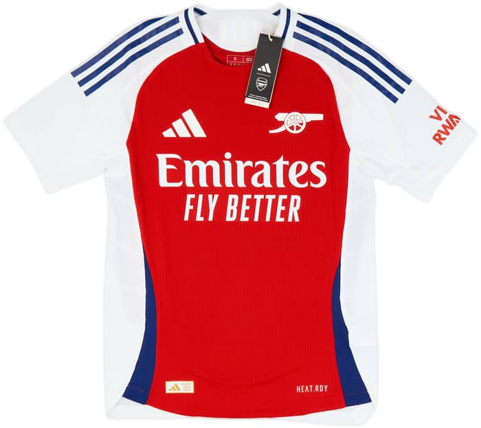 2024-25 Arsenal Authentic Home Shirt Rice #41 (S)