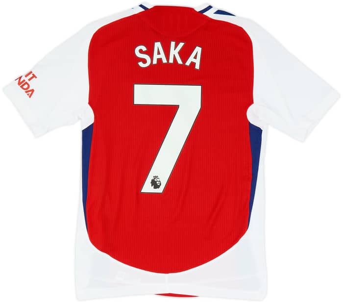 2024-25 Arsenal Authentic Home Shirt Saka #7 (XS)