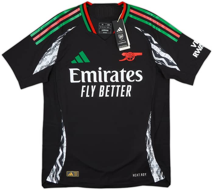 2024-25 Arsenal Authentic Away Shirt Rice #41 (M)